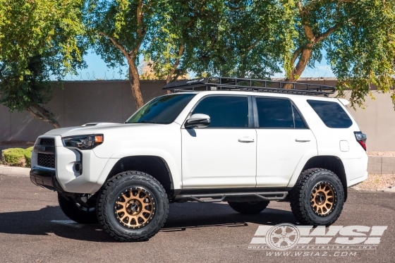 2015 Toyota 4-Runner with 18" Method Race Wheels MR305 NV in Bronze wheels