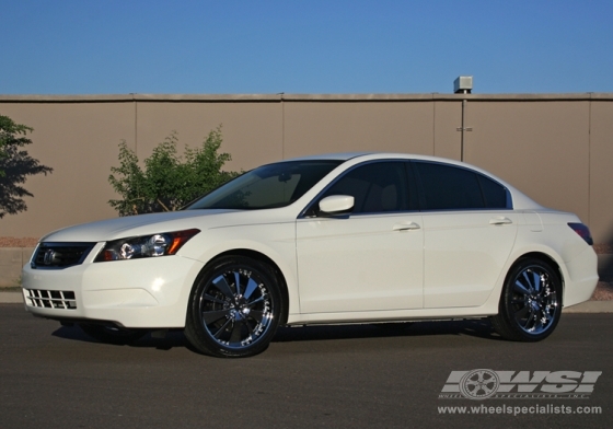 2009 Honda Accord with 20" Falken Aviator in Chrome wheels
