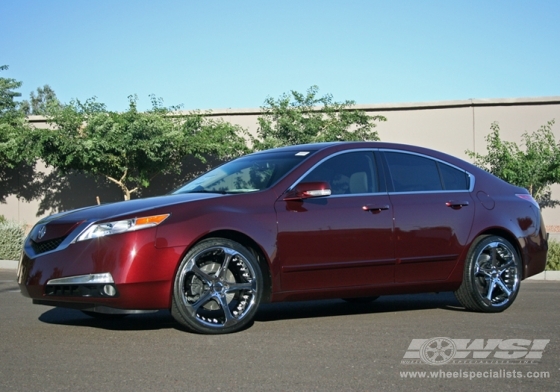 2009 Acura TL with 20" Giovanna Dalar in Chrome wheels