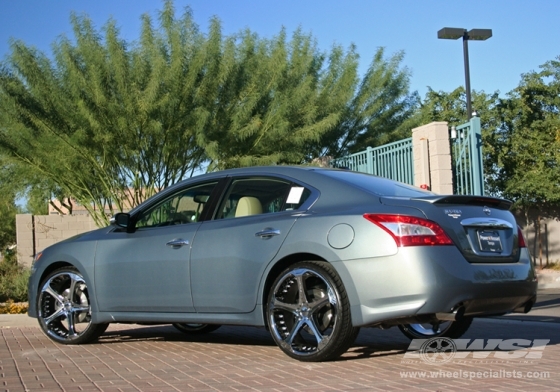 2009 Nissan maxima vossen wheels #10