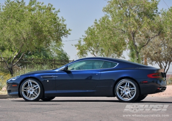 2008 Aston Martin DB9 with 20" Savini SV-2S in Chrome wheels