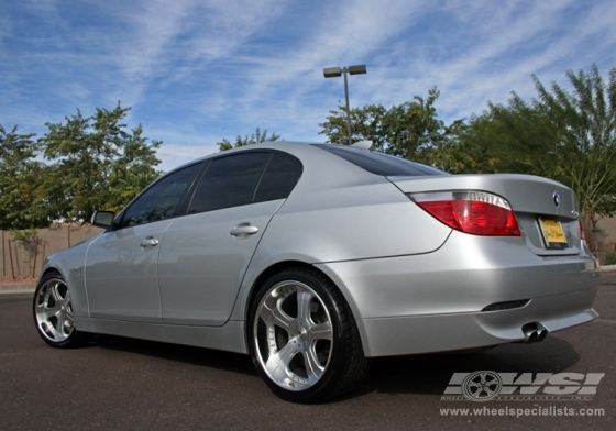 2007 BMW 5-Series with 20" Maya EX2 in Machined (Diamond) wheels