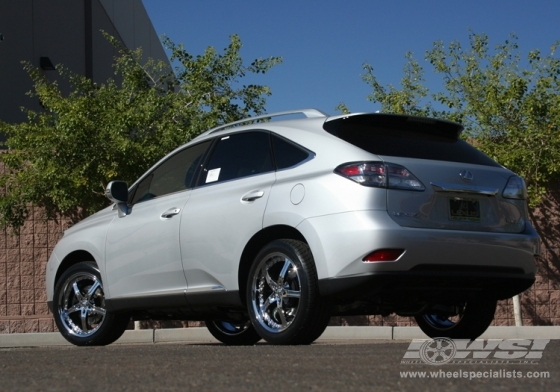 2009 Lexus RX with 20" Giovanna Closeouts Gianelle Spezia-5 in Chrome wheels