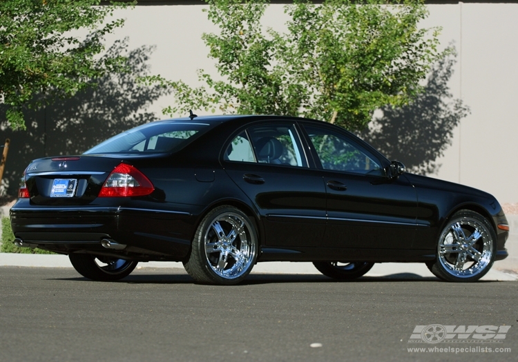 Mercedes benz e-class chrome wheels #4
