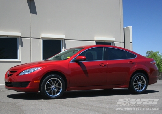 2009 Mazda Mazda6 with 18" Enkei G5 in Black (Machined) wheels