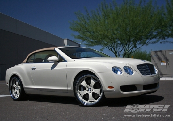 2009 Bentley Continental with 22" GFG Trento-5 in Chrome wheels