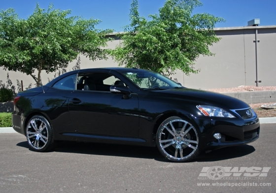 2010 Lexus IS-C with 20" Gianelle Venezia in Chrome wheels