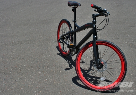 2009 Bicycle Giovanna Bike with 26" Giovanna Bicycle Giovanna Bike 26" in Black (Red) wheels