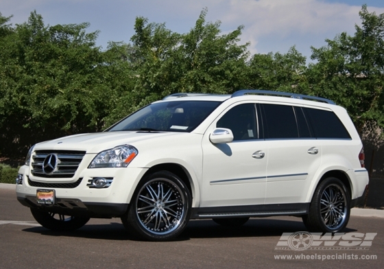 2009 Mercedes Benz GL-Class with 22" Lexani LX-10 in Machined (Black) wheels