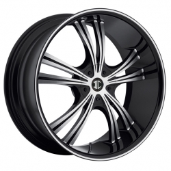 2 Crave No.02 in Black Machined&nbsp;(w/ Stripe)