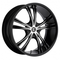 2 Crave No.02 in Black Machined&nbsp;(Black Lip)