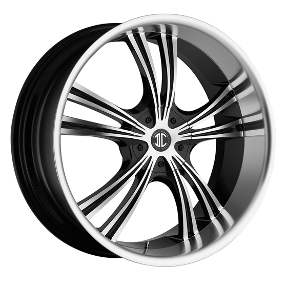 2Crave N02 in Black Machined (Machined lip)