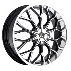 2 Crave No.09 in Black Machined&nbsp;(Machined Lip)