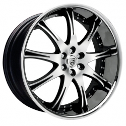 Lexani LX-09 in Machined&nbsp;(Black)
