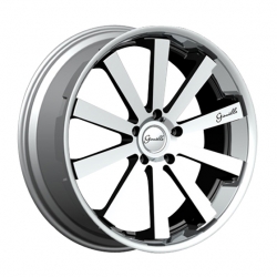 Gianelle Santo-2SS in Machined Black&nbsp;(Chrome S/S Lip)