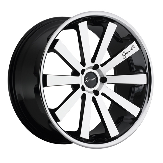 Gianelle Santo-2SS in Machined Black (Chrome S/S Lip)