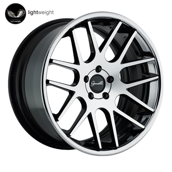 Gianelle Yerevan in Machined Black (Chrome S/S Lip)