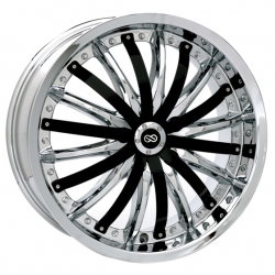 Enkei LF-10 in Chrome (Optional Black Spoke Cap)