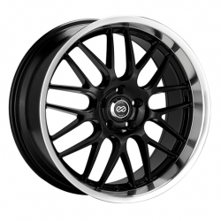 Enkei Lusso in Black&nbsp;(Machined Lip)