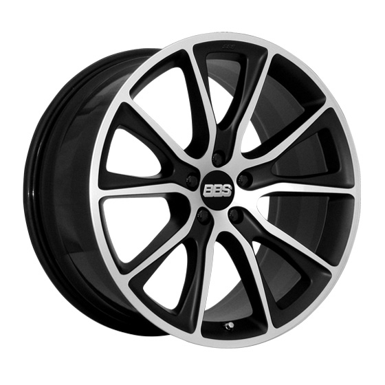BBS SV in Black (Diamond Cut)