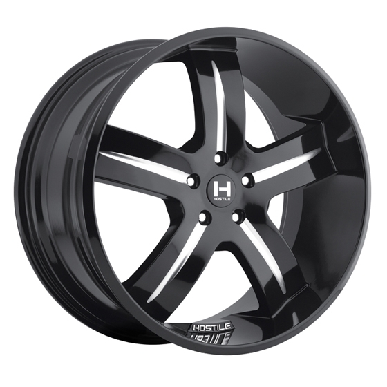 Hostile Off Road H200 Infectious in Gloss Black Milled (Blade Cut)