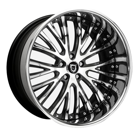 Lexani Forged LT-713 in Chrome / Black