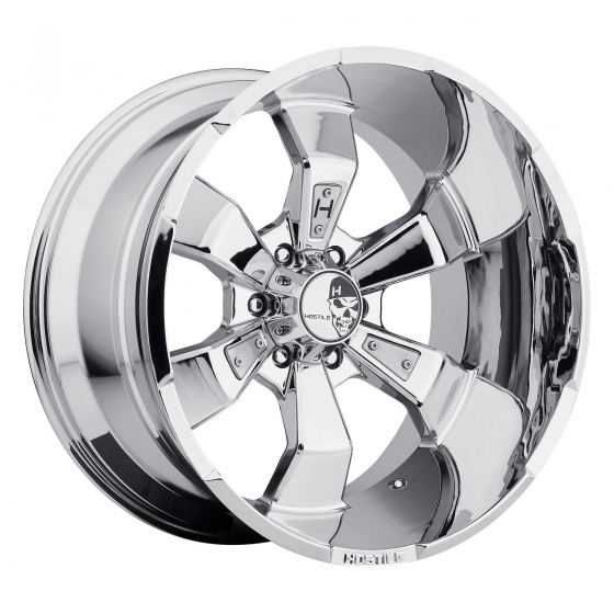 Hostile Off Road Hammered-6 in Chrome (Armor Plate)