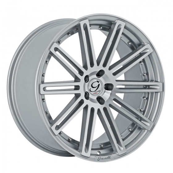 Gianelle Tropez in Silver Machined