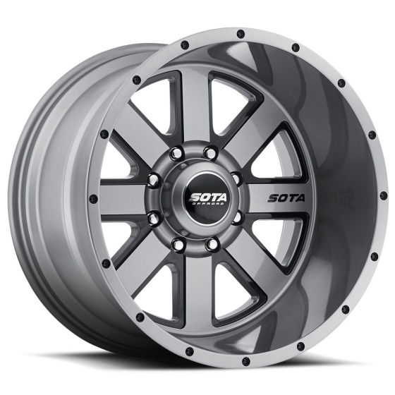 expeditie Woord Minachting SOTA Off Road A.W.O.L. in Silver (Black Accents) | Wheel Specialists, Inc.