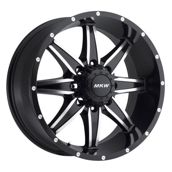 MKW Off Road M89-8 in Black Machined