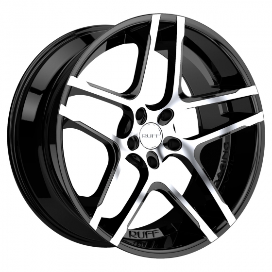 RUFF R954 in Gloss Black Machined