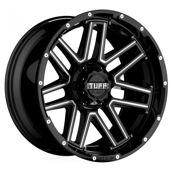 TUFF A.T. T17 in Gloss Black Milled