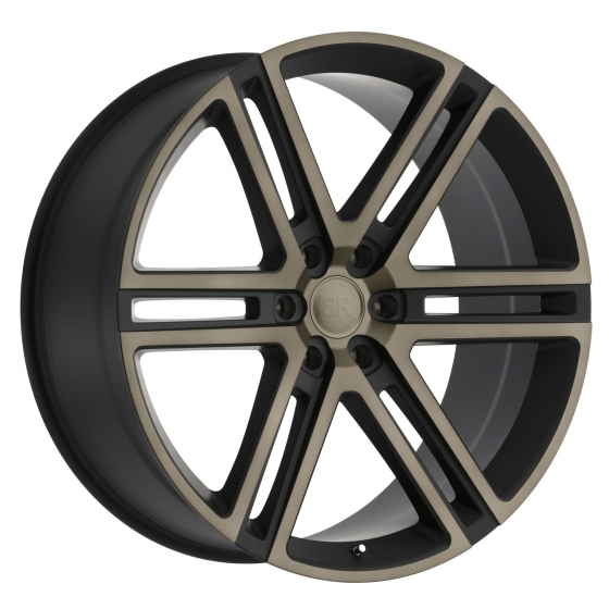 Black Rhino Timbavati in Matte Black Machined (Dark Tint)