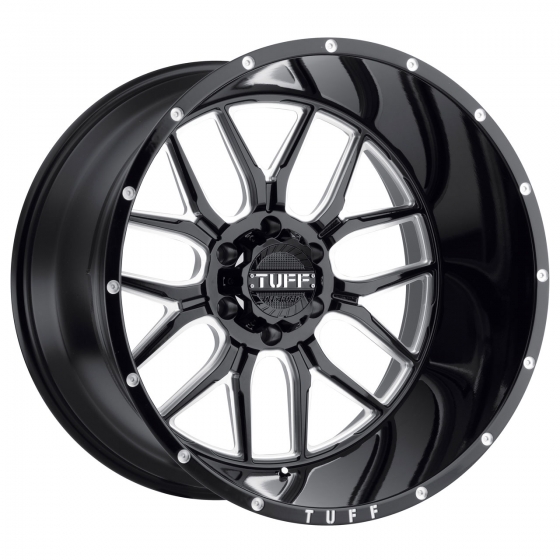 TUFF A.T. T23 in Gloss Black Milled