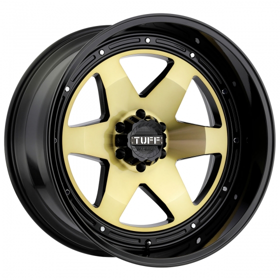 TUFF A.T. T1A in Gold (Gloss Black Lip)