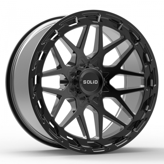 Koko Solid Off Road Creed in Satin Black