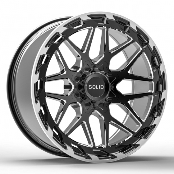 Koko Solid Off Road Creed in Gloss Black Milled