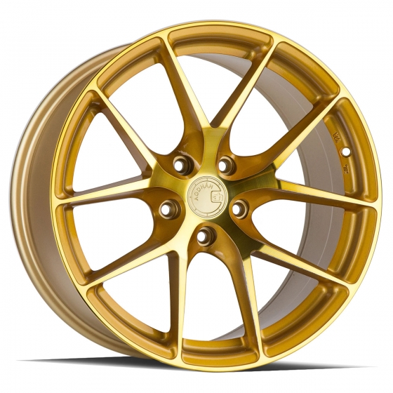 Aodhan LS007 in Gold Machined Wheel Specialists, Inc.