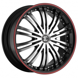 2 Crave No.01 in Black&nbsp;(Machined Red Stripe)