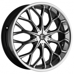 2 Crave No.09 in Black Machined&nbsp;(Chrome lip)