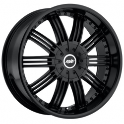 Avenue A603 in Black (Satin)