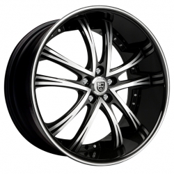 Lexani LSS-55 in Machined&nbsp;(Black)