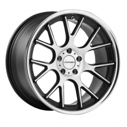 Vossen VVS-CV2 in Matte Black (Machined / SS Lip)
