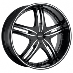 MKW M105 in Black&nbsp;(Machined Face w/ Groove)