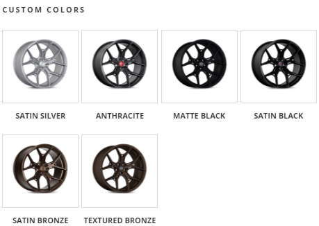Vossen custom colors