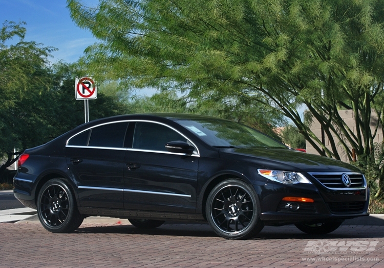 2009 Volkswagen CC with 19" BBS CH in Black (Matte) wheels