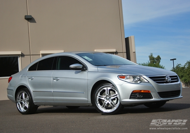 2009 Volkswagen CC with 19" Vossen VVS-075 in Silver (DISCONTINUED) wheels