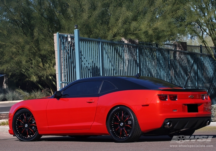2010 Chevrolet Camaro with 22" Asanti AF-154 in Chrome wheels
