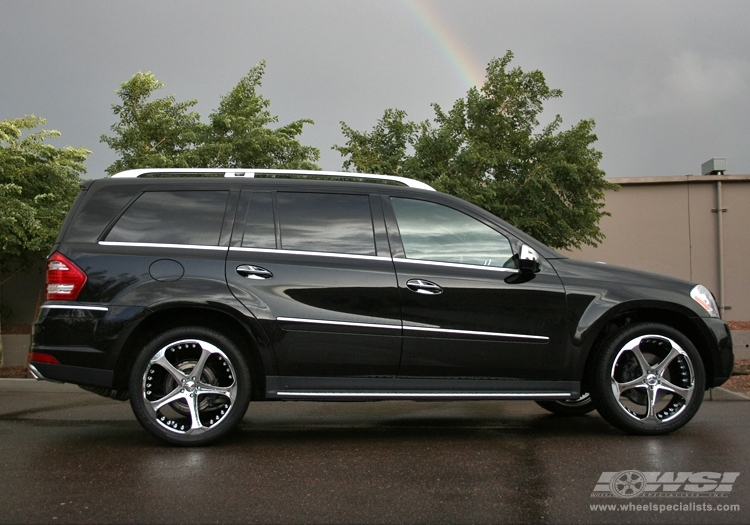 2009 Mercedes-Benz GLS/GL-Class with 22" Giovanna Dalar-5 in Chrome wheels