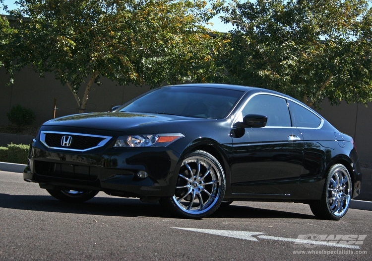 2010 Honda Accord with 20" Enkei LF-10 in Chrome (Luxury Sport) wheels